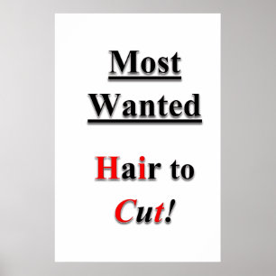 Affiches de salon de coiffure pour hommes Soldes d