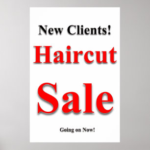 Affiches de salon de coiffure pour hommes Soldes N