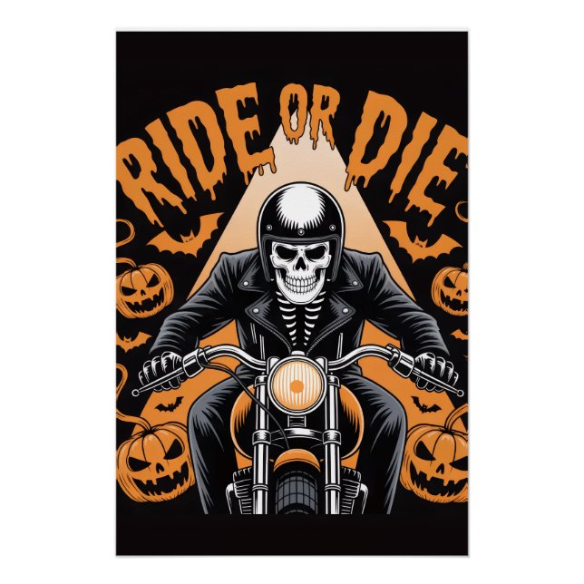 Affiches d'Halloween - Éffrayant, amusant & Festif (Devant)