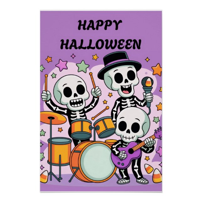 Affiches d'Halloween - Éffrayant, amusant & Festif (Devant)