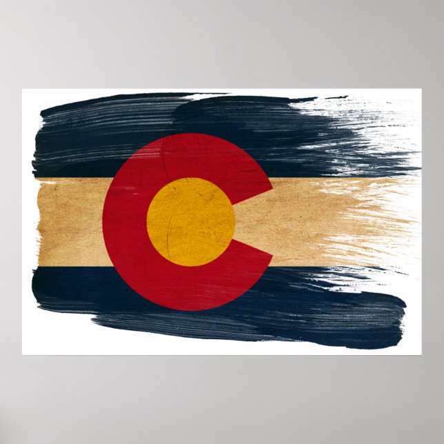 Affiches du drapeau du Colorado (Devant)