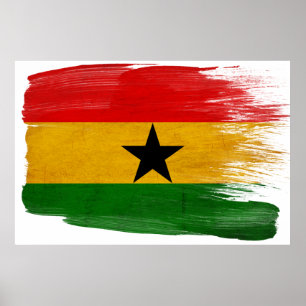 Affiches du drapeau du Ghana