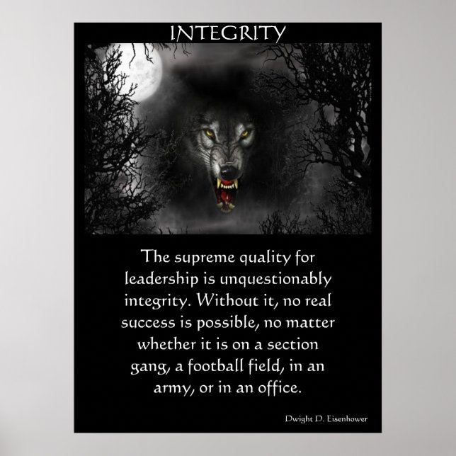 Affiches INTEGRITY (Devant)