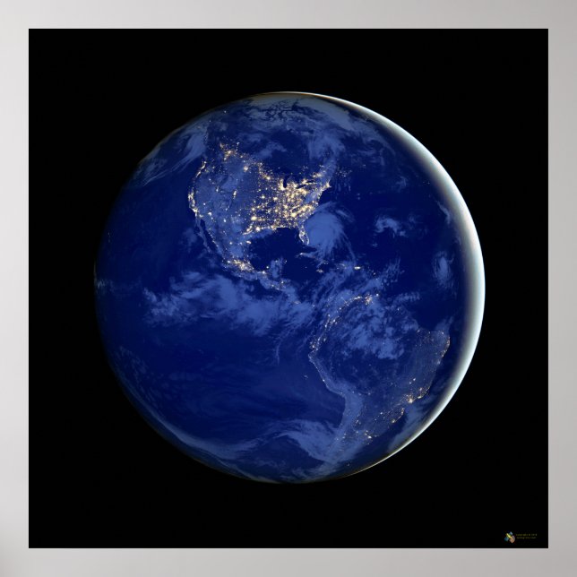 Affiches satellite des villes des Amériques (Devant)