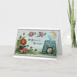 Affiches vintages de classique de cartes de voeux