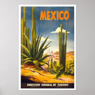affiches vintages de voyage du Mexique