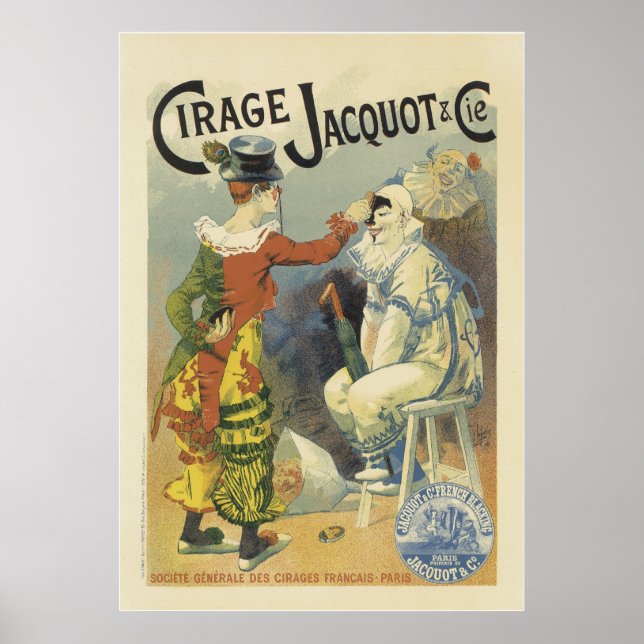Affiches vintages en français - Clowns Circus (Devant)