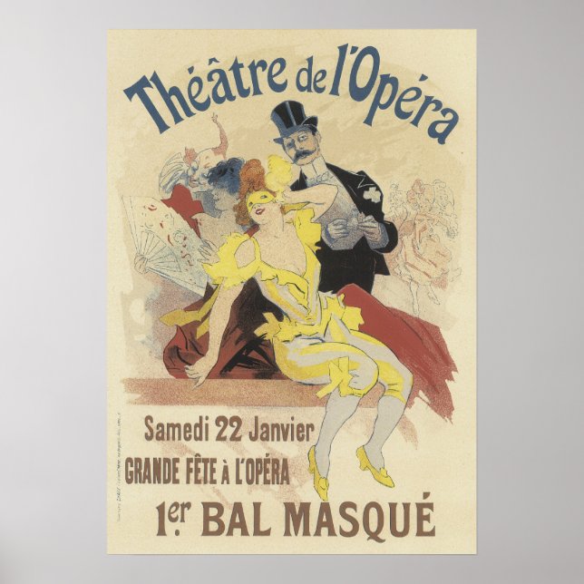 Affiches vintages en français - l'Opéra (Devant)
