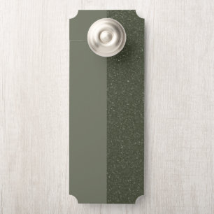 Affichette de porte à deux tons personnalisable da