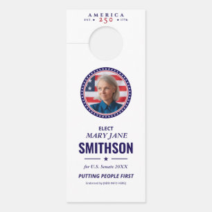 Affichette De Porte America 250 Campagne de sensibilisation politique