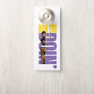 Affichette De Porte AMIS™ Comment tu fais ?