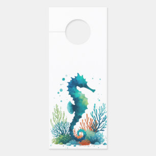 Affichette De Porte art marin/de plage/côtier hippique