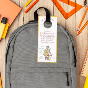 Affichette De Porte Bénédiction des sacs à dos Armure de Dieu