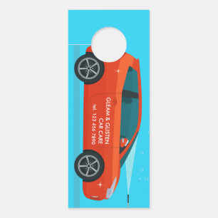 Affichette De Porte Carte de visite Détail du lavage de voiture