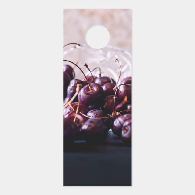 Affichette De Porte Cerise (Devant)