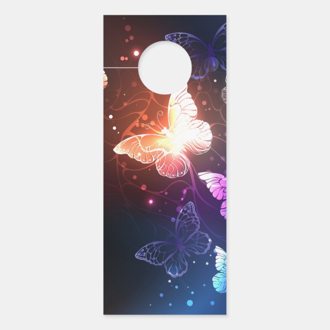 Affichette De Porte Clowing Night Butterflies (Devant)