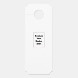 Affichette De Porte Créez votre propre blanc