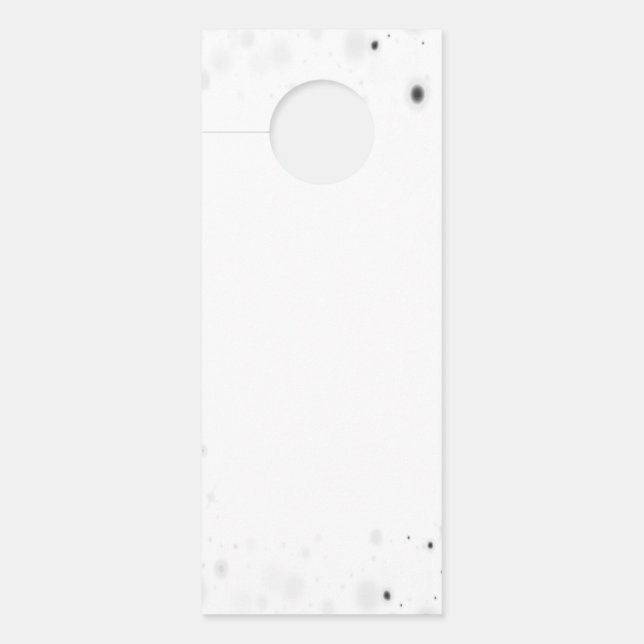 Affichette De Porte Créez votre propre personnalisation personnalisée (Devant)