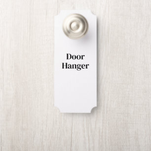 Affichette De Porte Créez votre propre premium 3,5" x 8,5"