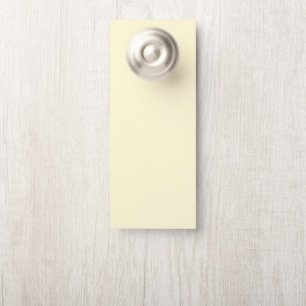 Affichette De Porte Crème