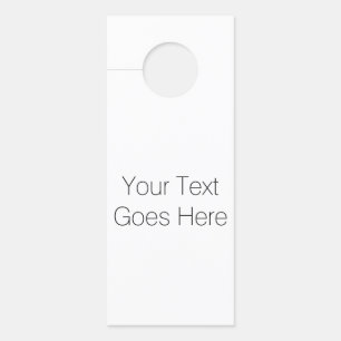 Affichette De Porte Customise-Le !