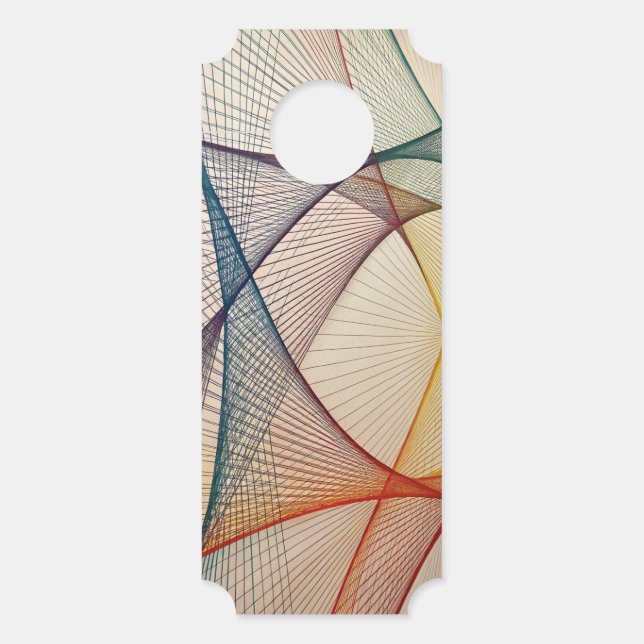 Affichette de porte d'art Abstrait (Devant)