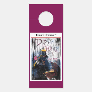 AFFICHETTE DE PORTE DE POÉSIE SALE