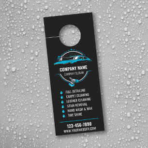 Affichette de porte Détail Auto Mobile, Lave-linge
