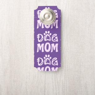 Affichette De Porte Dog