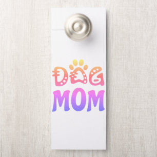 Affichette De Porte Dog