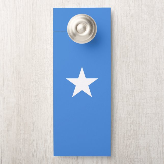 Affichette De Porte Drapeau de Somalie (Sur le bouton)