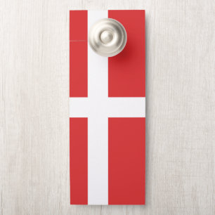 Affichette De Porte Drapeau du Danemark