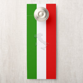 Affichette De Porte Drapeau italien