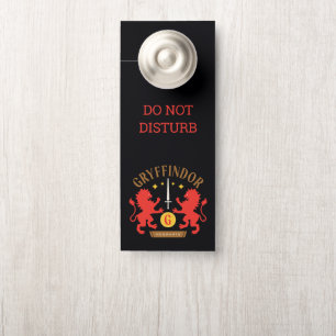 Affichette De Porte GRAYFFINDOR™ Maison double Lion épée graphique