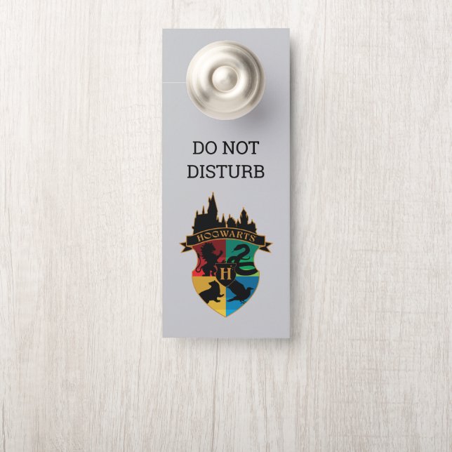 Affichette De Porte HoGWARTS™ Castle Crest House Insigne de fierté (Sur le bouton)