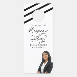 Affichette de porte immobilier