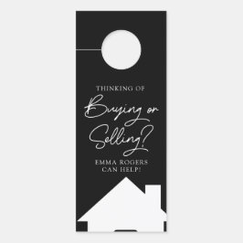 Affichette de porte immobilier