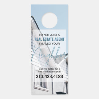 Affichette de porte immobilier