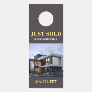 Affichette de porte immobilier
