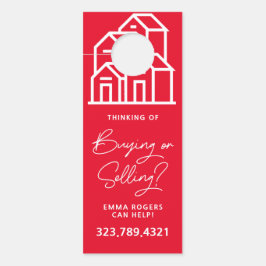 Affichette de porte immobilier