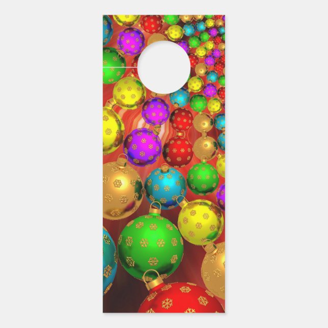 Affichette De Porte Jamboree d'ornement de Noël (Devant)