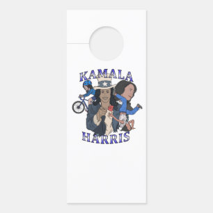 Affichette De Porte Kamala Harris Bootleg Rap