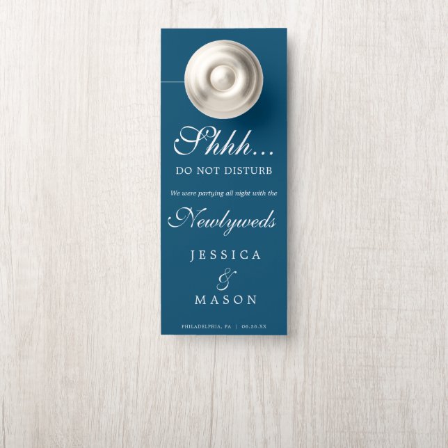 Affichette De Porte Les Mariages de la marine nautique Affichettes de  (Sur le bouton)