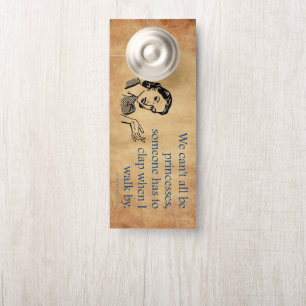 Affichette De Porte Les princesses de SlipperyJoe applaudissent affich