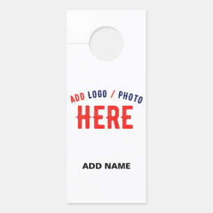 AFFICHETTE DE PORTE MARQUE BLANCHE MODERNE ET PERSONNALISABLE VÉRIFIÉE