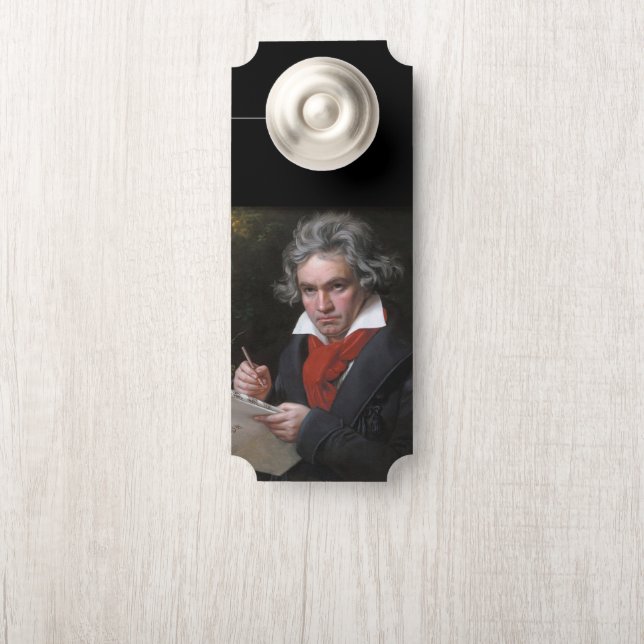Affichette De Porte Missa Solemnis : Ludwig Beethoven Musique classiqu (Sur le bouton)