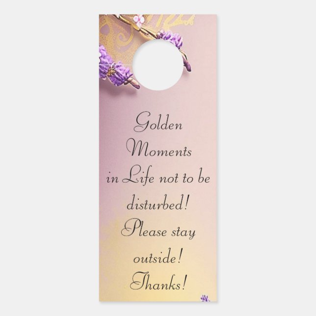 Affichette De Porte Moment d'or Doorhanger Schmidt Statiery (Devant)