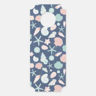 Affichette De Porte motif des coquillages