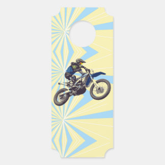 Affichette De Porte Motocross