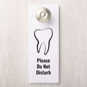 Affichette De Porte Ne pas déranger Dentaire Dentaire Dentaire Dentist